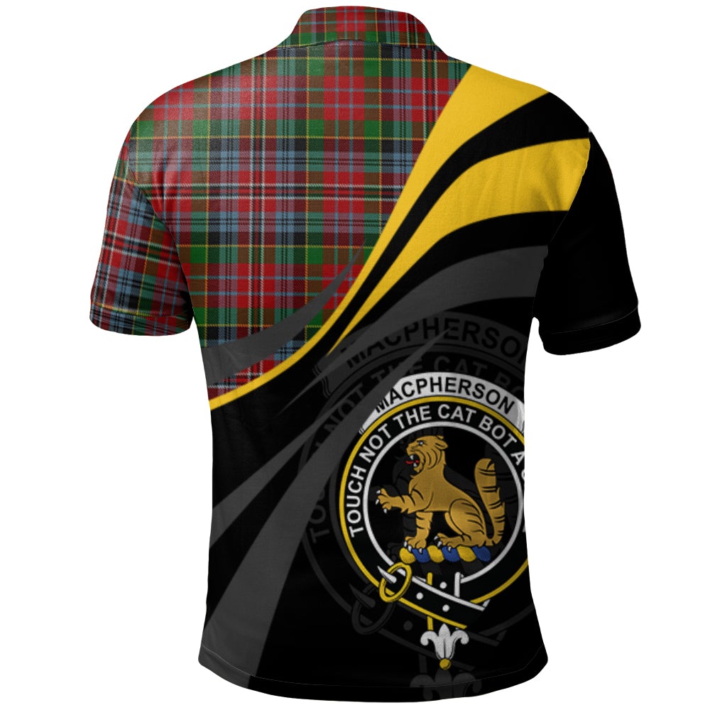 Clan MacPherson 06 Tartan Polo Shirt - Royal Coat Of Arms Style OV36 MacPherson 06 Tartan Tartan Polo   