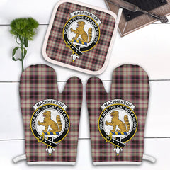 Clan MacPherson Hunting Ancient Tartan Crest Oven Mitt And Pot Holder (2 Oven Mitts + 1 Pot Holder) GU60 Clan MacPherson Tartan Today   