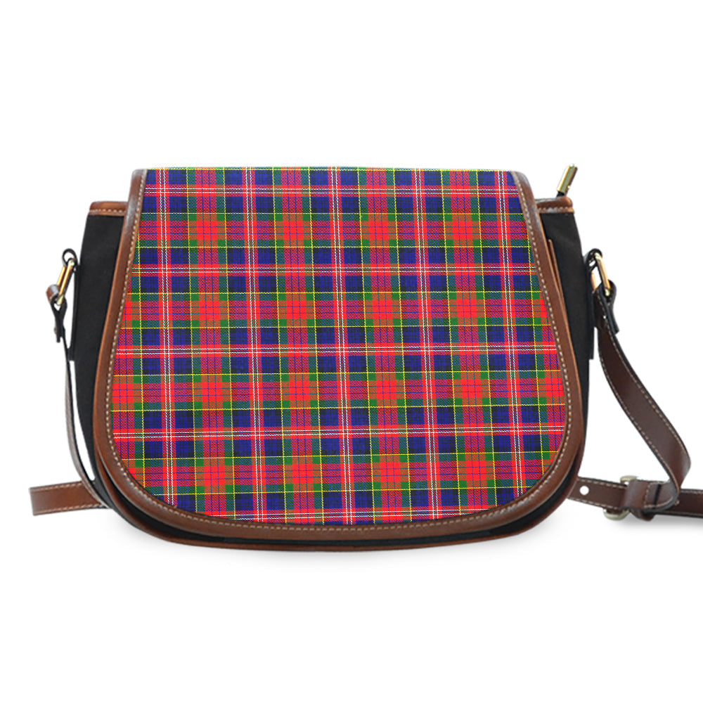 Clan MacPherson Modern Tartan Saddle Handbags LR66 Clan MacPherson Tartan Today   