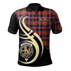 Clan MacPherson Modern Tartan Polo Shirt - Believe In Me Style JY56 MacPherson Modern Tartan Tartan Polo   