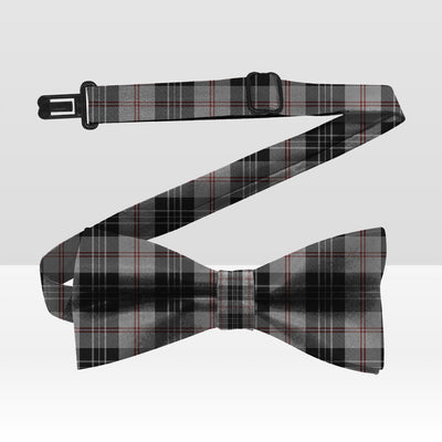 Clan MacPherson Of Cluny Black And White Tartan Bow Tie IC65