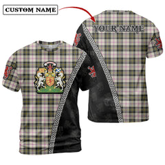 MacPherson Dress Ancient Tartan Shirt with Scotland Coat of Arms & Custom Name BF79