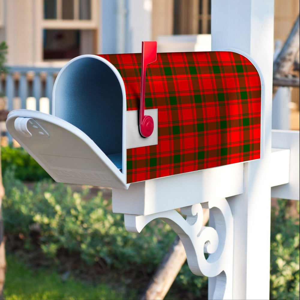Clan MacQuarrie Modern Tartan Crest Mailbox PL95 Clan MacQuarrie Tartan Today   