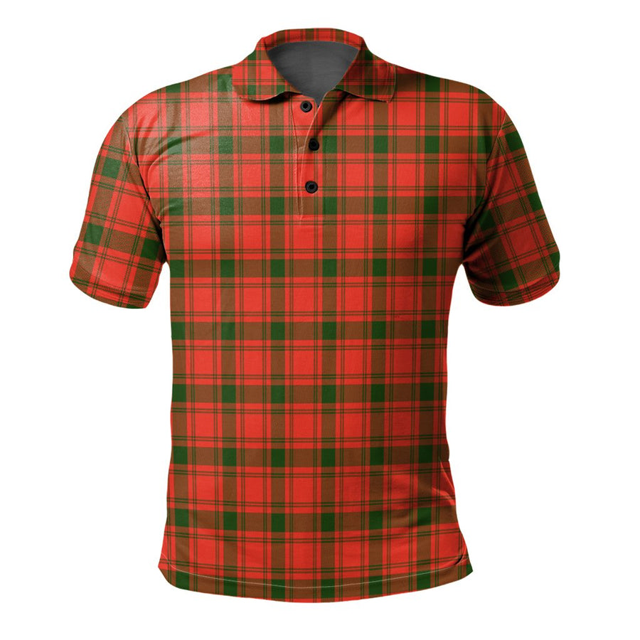 Clan MacQuarrie Modern Tartan Polo Shirt EV90 MacQuarrie Modern Tartan Tartan Polo   