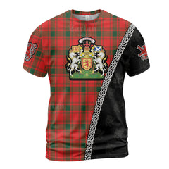 Personalized Clan MacQuarrie Modern Tartan Shirt with Scotland Coat of Arms & Custom Name AY30
