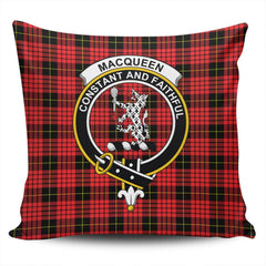 Clan MacQueen Modern Tartan Crest Pillow Cover NF99 Clan MacQueen Tartan Today   