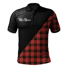 Clan MacQueen Modern Clan - Military Polo Shirt MH93 MacQueen Modern Tartan Tartan Polo   
