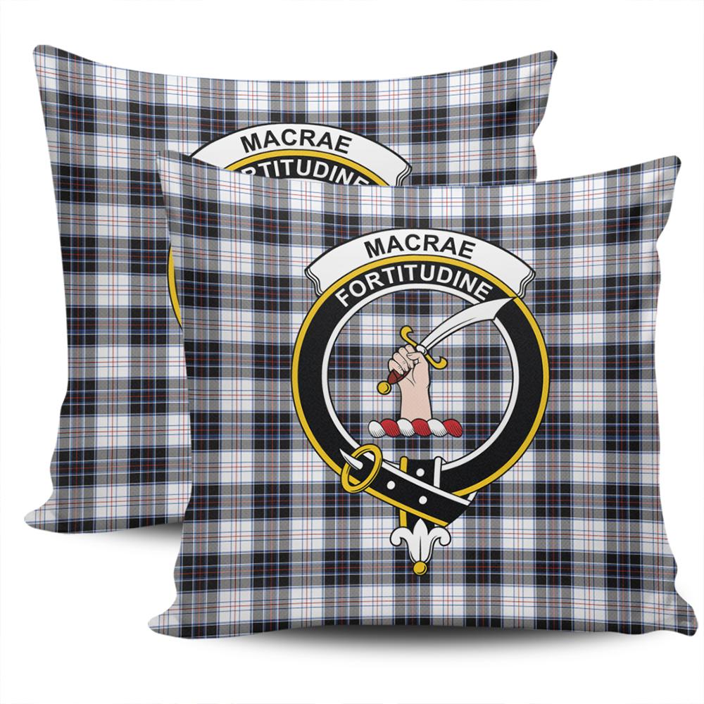 Clan MacRae Dress Modern Tartan Crest Pillow Cover VM33 Clan MacRae Tartan Today   