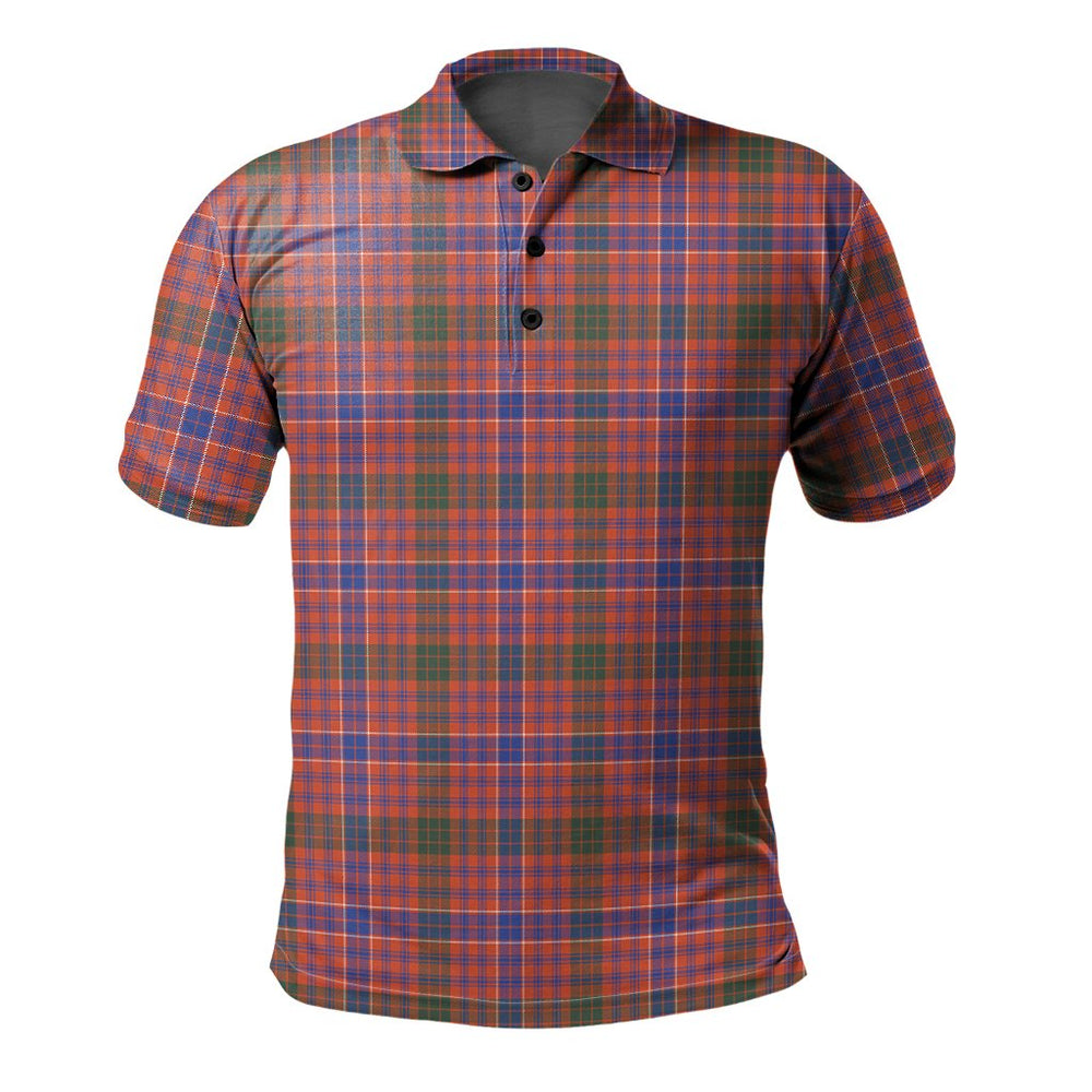 Clan MacRae Ancient Tartan Polo Shirt UB77 MacRae Ancient Tartan Tartan Polo   