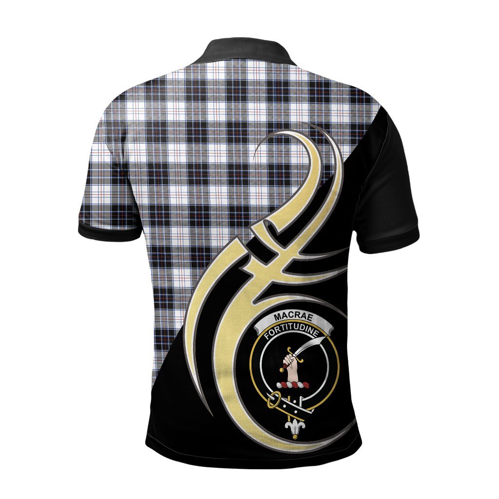 Clan MacRae Dress Modern Tartan Polo Shirt - Believe In Me Style KZ14 MacRae Dress Modern Tartan Tartan Polo   