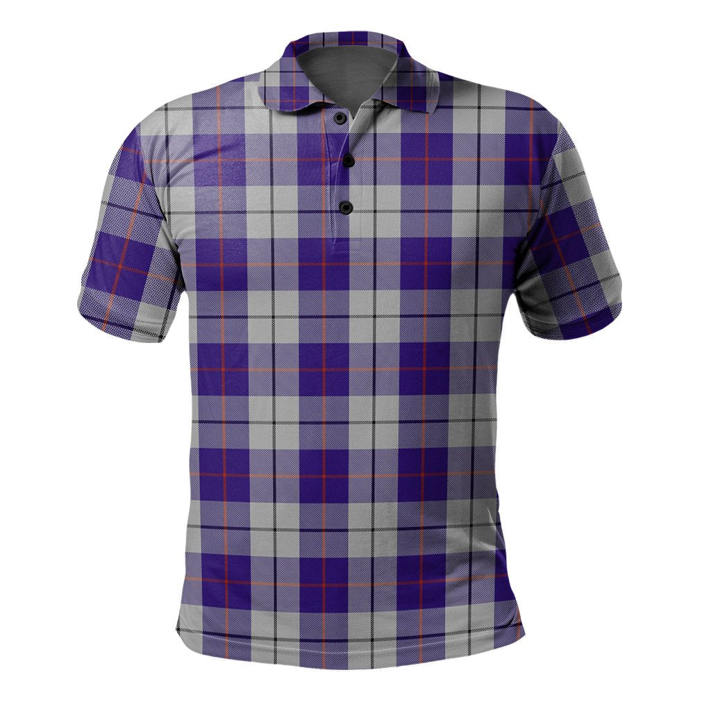 Clan MacRae Dress Purple Tartan Polo Shirt UE23 MacRae Dress Purple Tartan Tartan Polo   