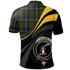 Clan MacRae Hunting 01 Tartan Polo Shirt - Royal Coat Of Arms Style XL31 MacRae Hunting 01 Tartan Tartan Polo   
