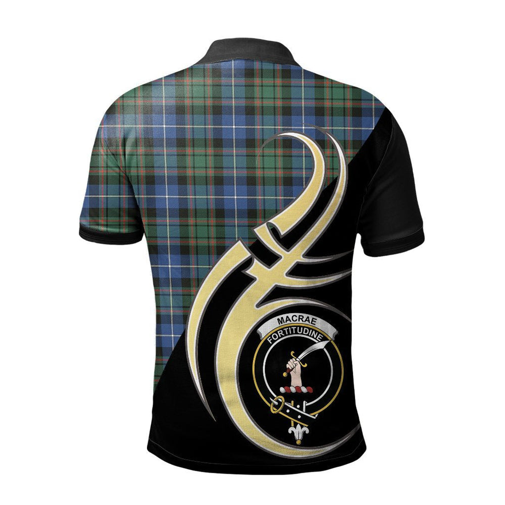 Clan MacRae Hunting Ancient Tartan Polo Shirt - Believe In Me Style VU94 MacRae Hunting Ancient Tartan Tartan Polo   