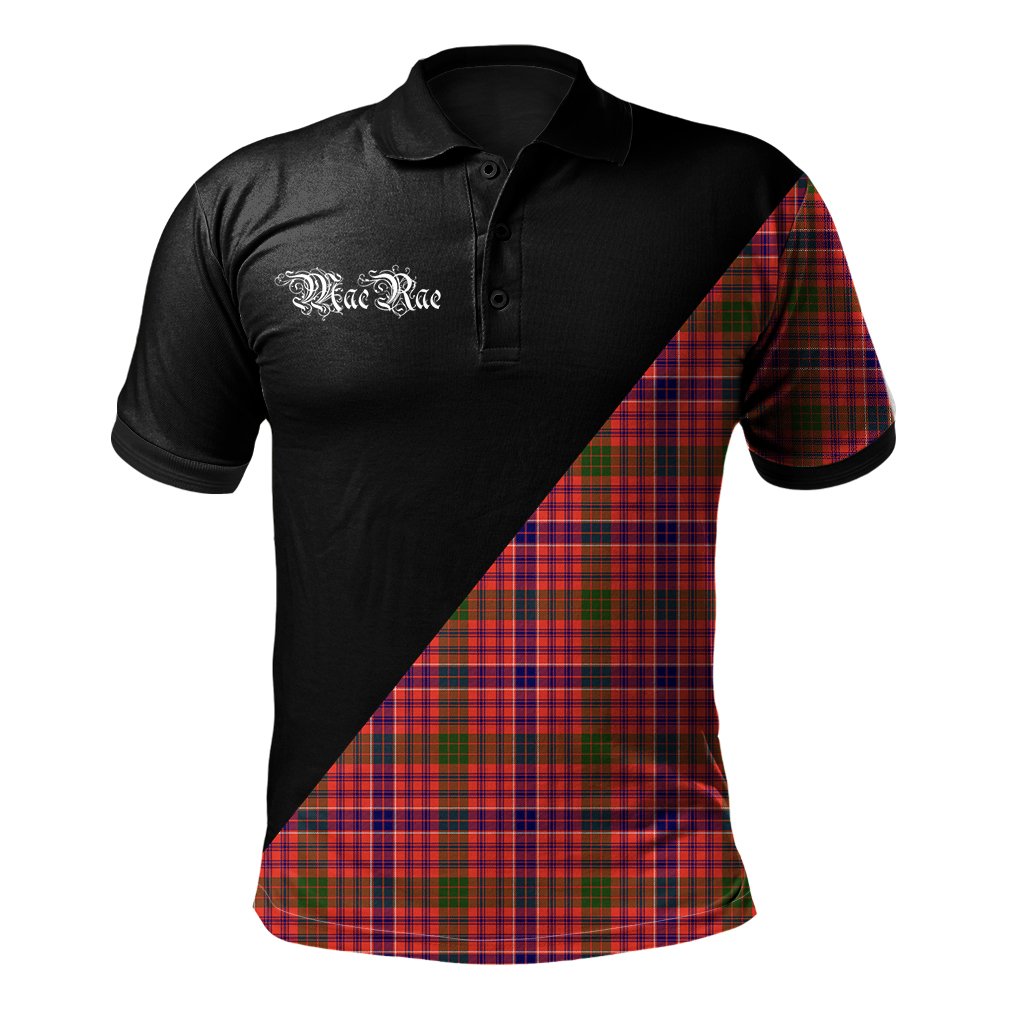 Clan MacRae Modern Clan - Military Polo Shirt YI65 MacRae Modern Tartan Tartan Polo   