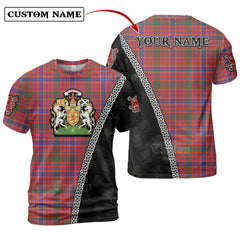MacRae Ancient Tartan Shirt with Scotland Coat of Arms & Custom Name GB94