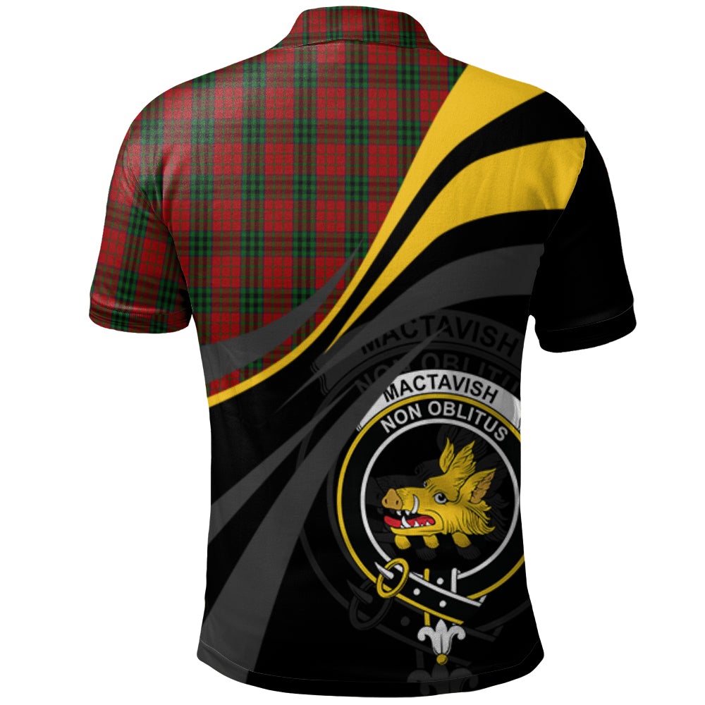 Clan MacTavish 01 Tartan Polo Shirt - Royal Coat Of Arms Style PT17 MacTavish 01 Tartan Tartan Polo   
