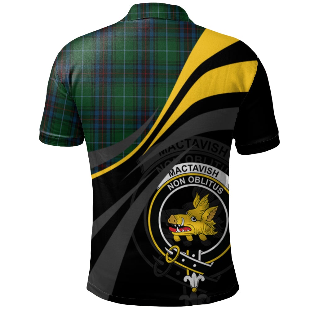 Clan MacTavish Cash Tartan Polo Shirt - Royal Coat Of Arms Style SU25 MacTavish Cash Tartan Tartan Polo   