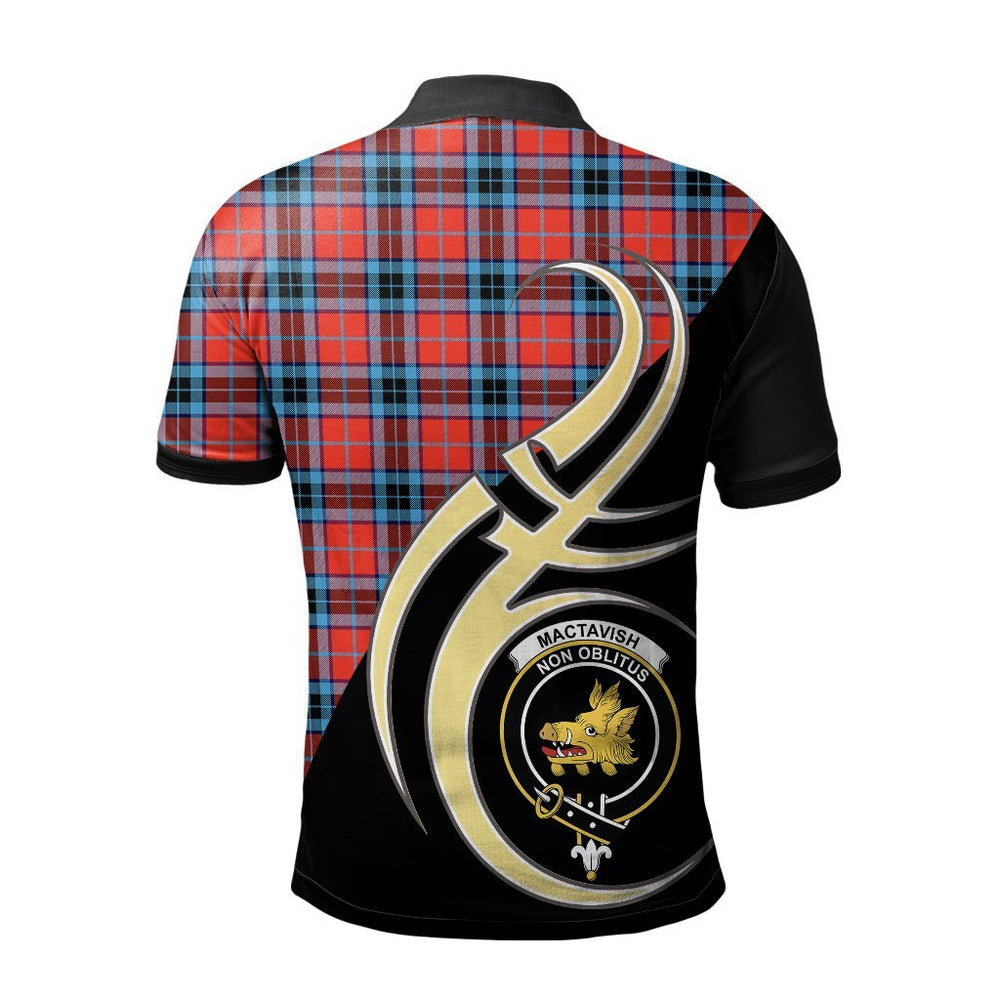 Clan MacTavish Modern Tartan Polo Shirt - Believe In Me Style QF57 MacTavish Modern Tartan Tartan Polo   