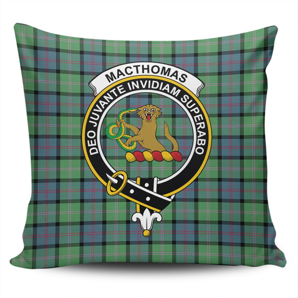 Clan MacThomas Ancient Tartan Crest Pillow Cover QQ97 Clan MacThomas Tartan Today   