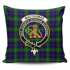 Clan MacThomas Modern Tartan Crest Pillow Cover JJ67 Clan MacThomas Tartan Today   