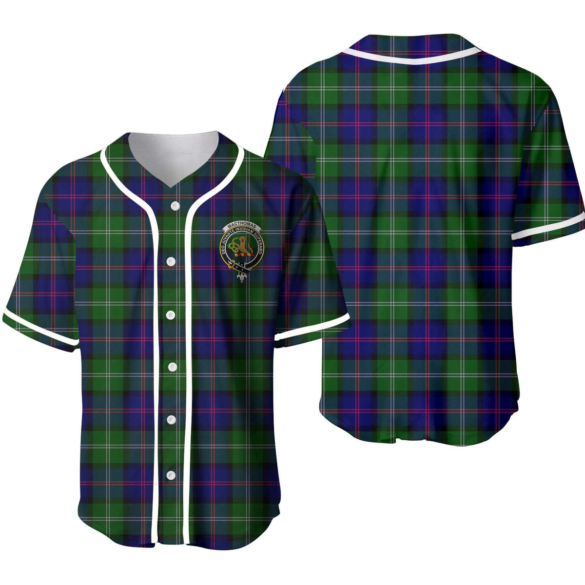 Clan MacThomas Tartan Unisex Baseball Jersey RI51GF36 Clan MacThomas Tartan Today   