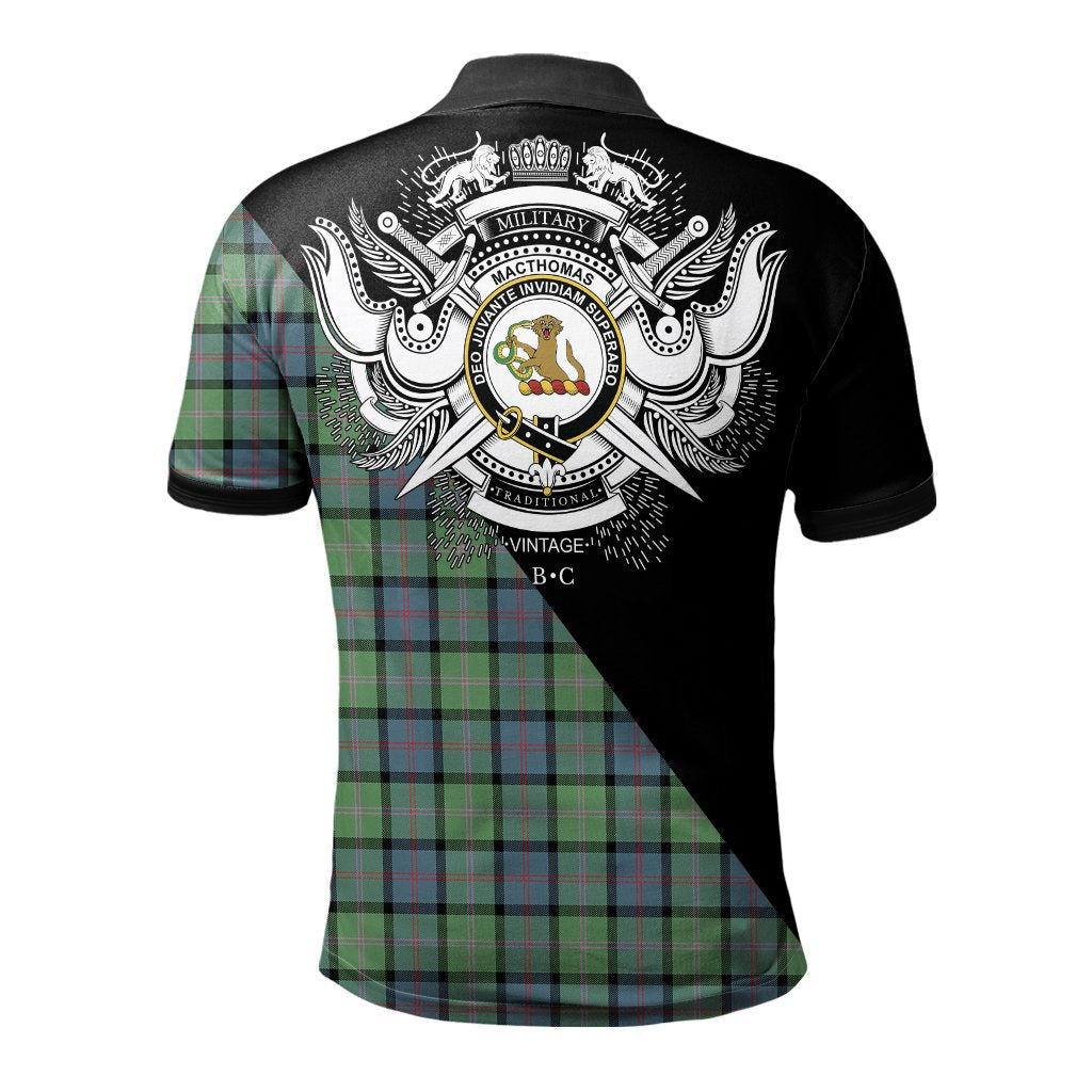 Clan MacThomas Ancient Clan - Military Polo Shirt PL71 MacThomas Ancient Tartan Tartan Polo   