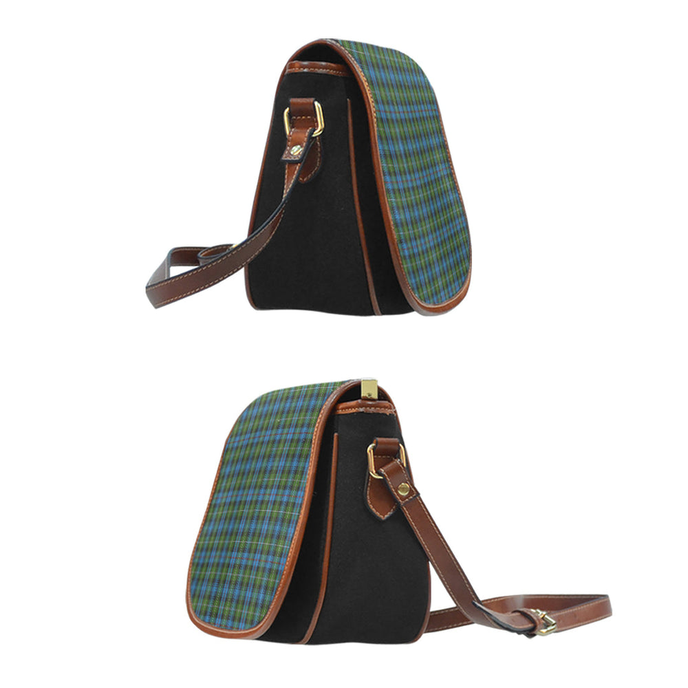 Clan Mackenzie Tartan Saddle Handbags NR55 Clan Borthwick Clan MacKenzie   