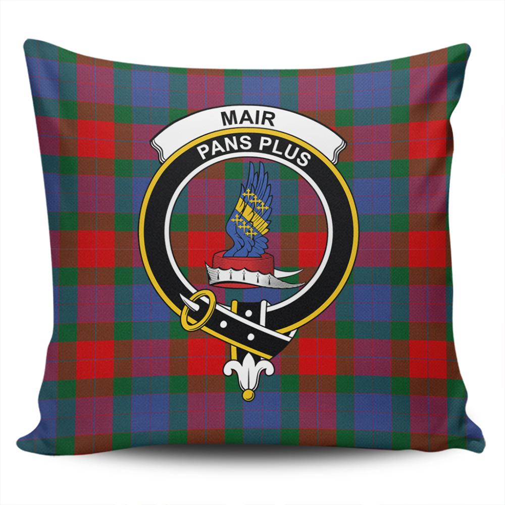 Clan Mar Tartan Crest Pillow Cover FX37 Clan Mar Tartan Today   