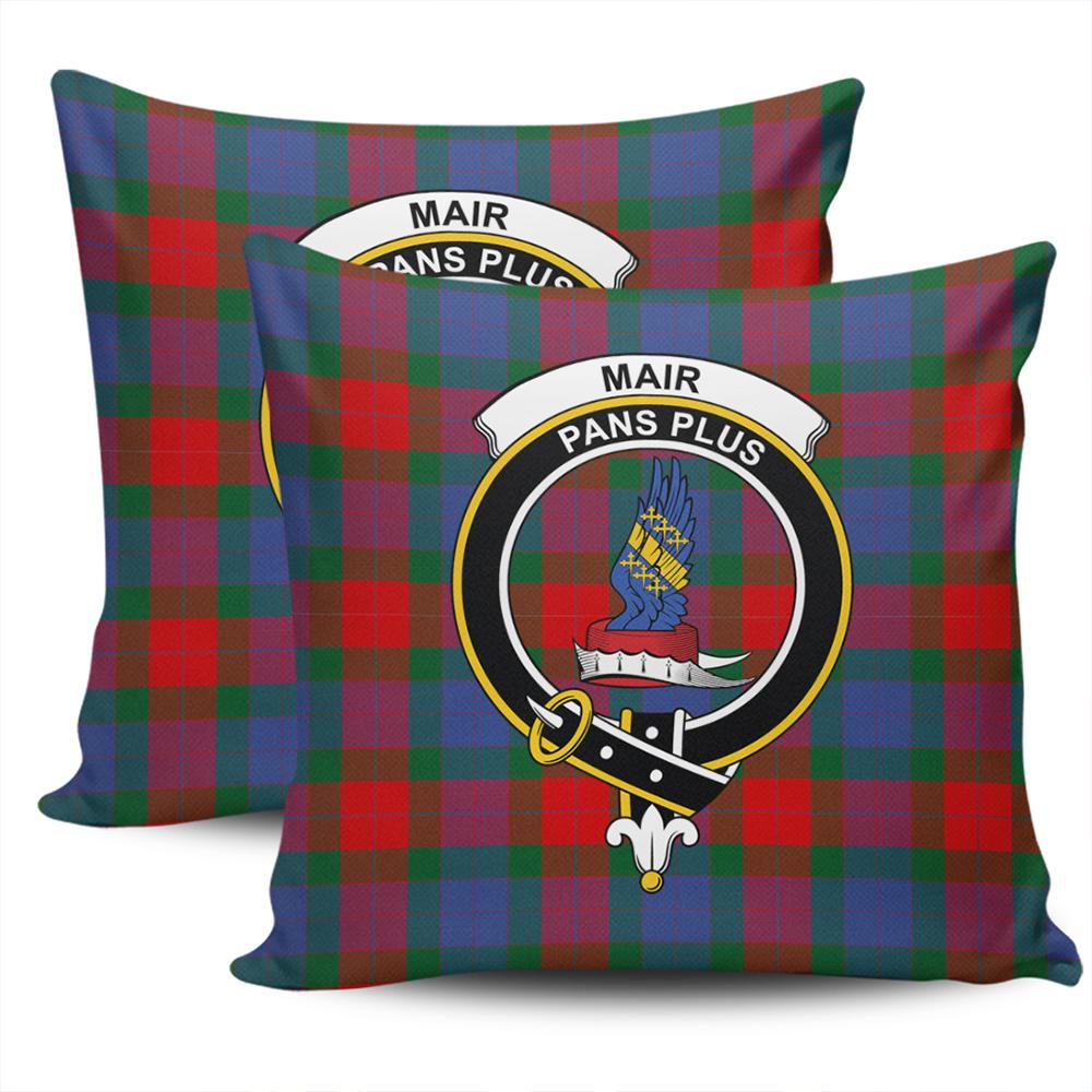 Clan Mar Tartan Crest Pillow Cover FX37 Clan Mar Tartan Today   