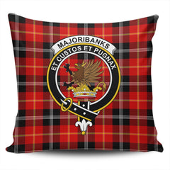 Clan Marjoribanks Tartan Crest Pillow Cover PM17 Clan Marjoribanks Tartan Today   