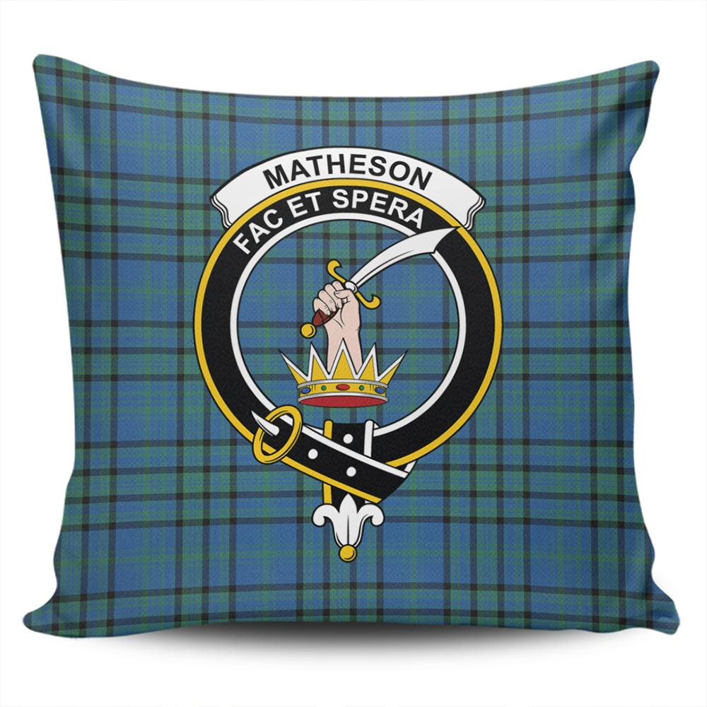 Clan Matheson Hunting Ancient Tartan Crest Pillow Cover AV83 Clan Matheson Tartan Today   