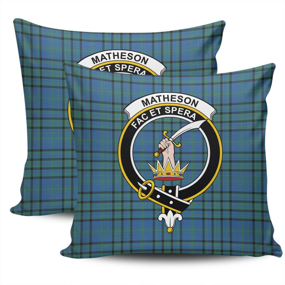 Clan Matheson Hunting Ancient Tartan Crest Pillow Cover AV83 Clan Matheson Tartan Today   