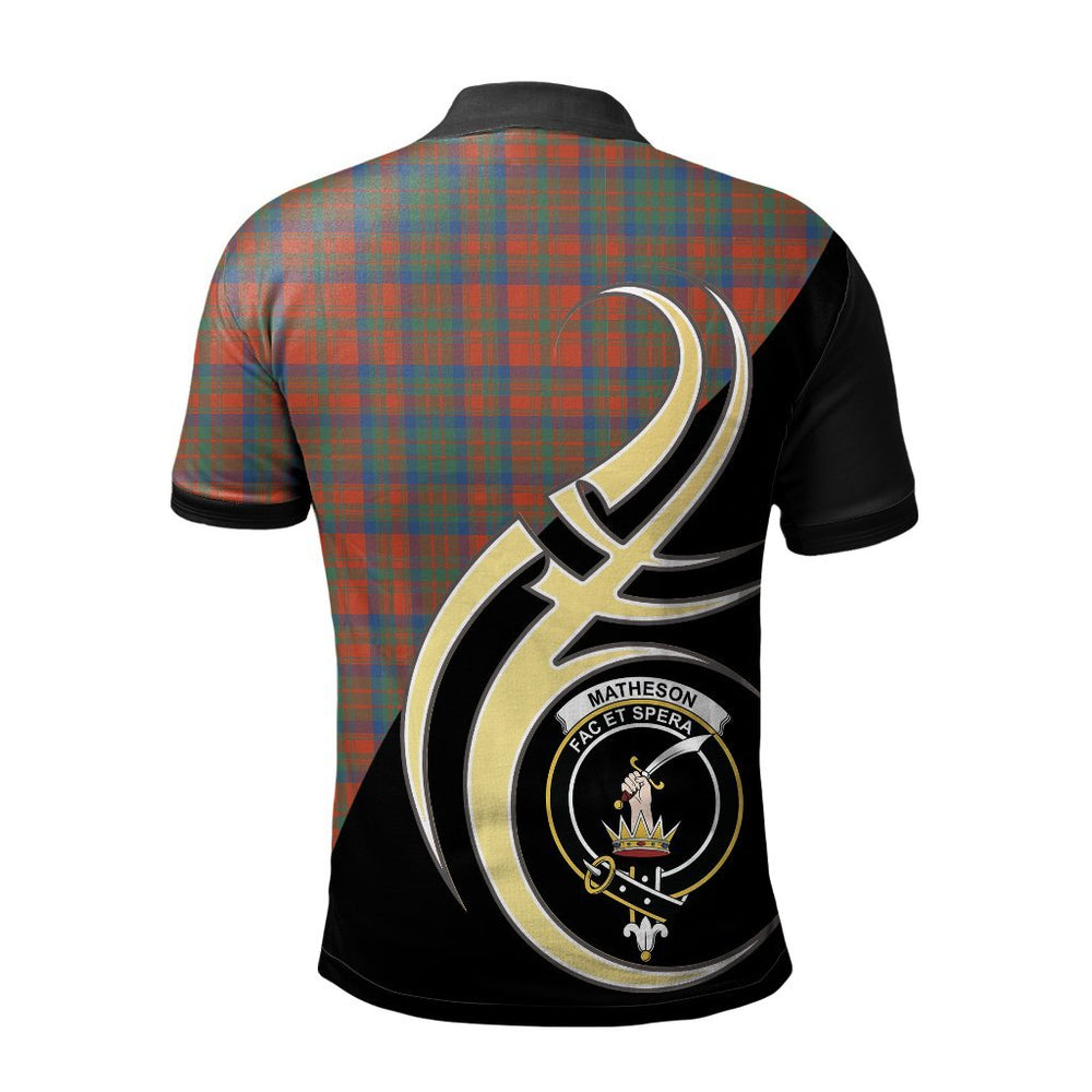 Clan Matheson Ancient Tartan Polo Shirt - Believe In Me Style BN85 Matheson Ancient Tartan Tartan Polo   