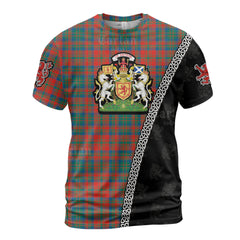 Personalized Clan Matheson Ancient Tartan Shirt with Scotland Coat of Arms & Custom Name QF39