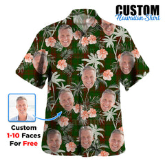 Clan Maxwell Hunting Tartan Custom Face Hawaiian Shirt – Unisex Gift for Family Members, Summer Party CH11 Maxwell Hunting Tartan Tartan Hawaii Shirt
