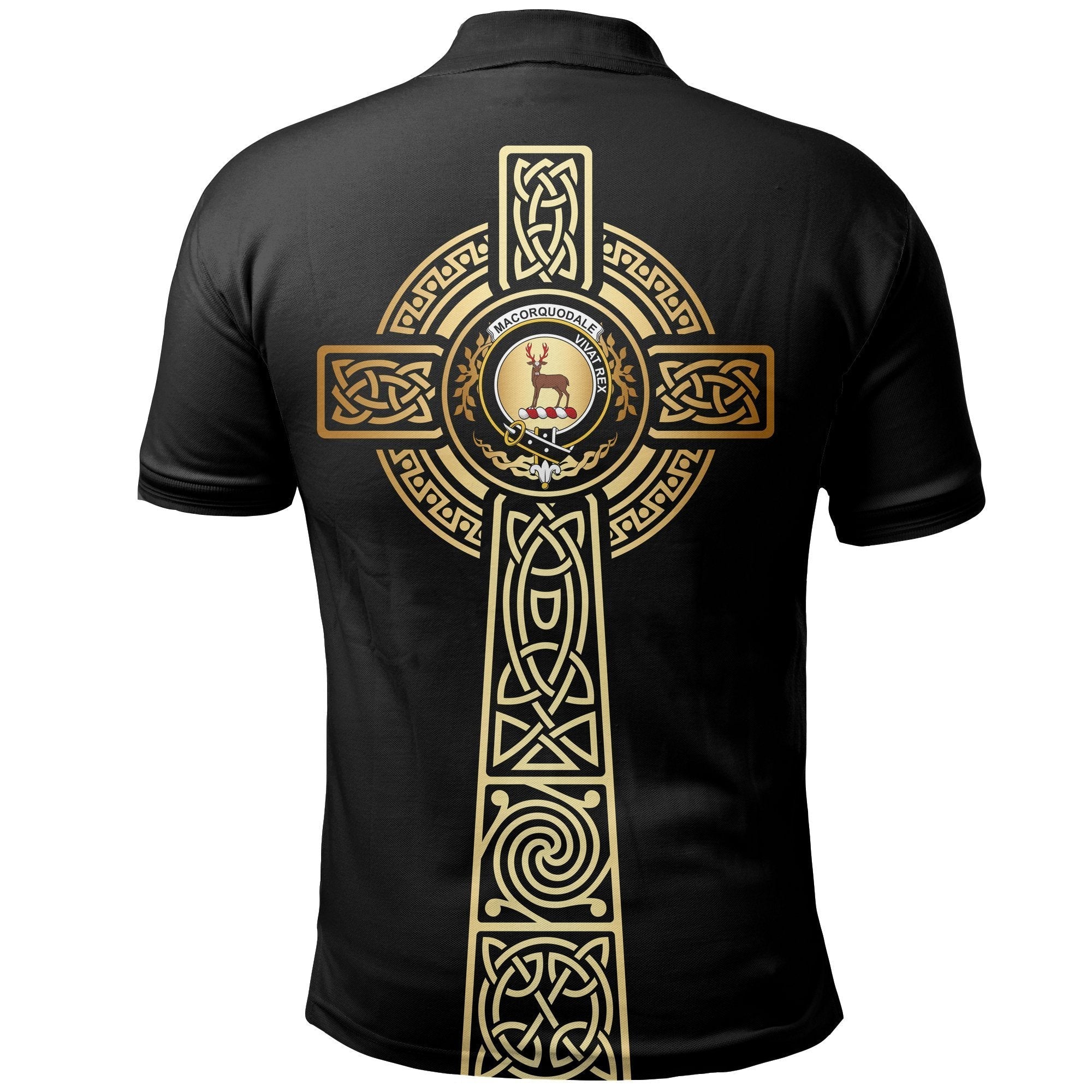Clan McCorquodale Clan Unisex Polo Shirt - Celtic Tree Of Life IA73 McCorquodale Tartan Tartan Polo   