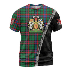 Personalized Clan McGeachie Tartan Shirt with Scotland Coat of Arms & Custom Name PB68