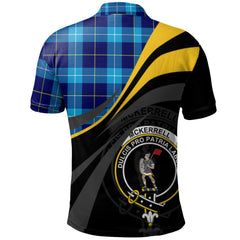 Clan McKerrell Tartan Polo Shirt - Royal Coat Of Arms Style KT38 McKerrell Tartan Tartan Polo   