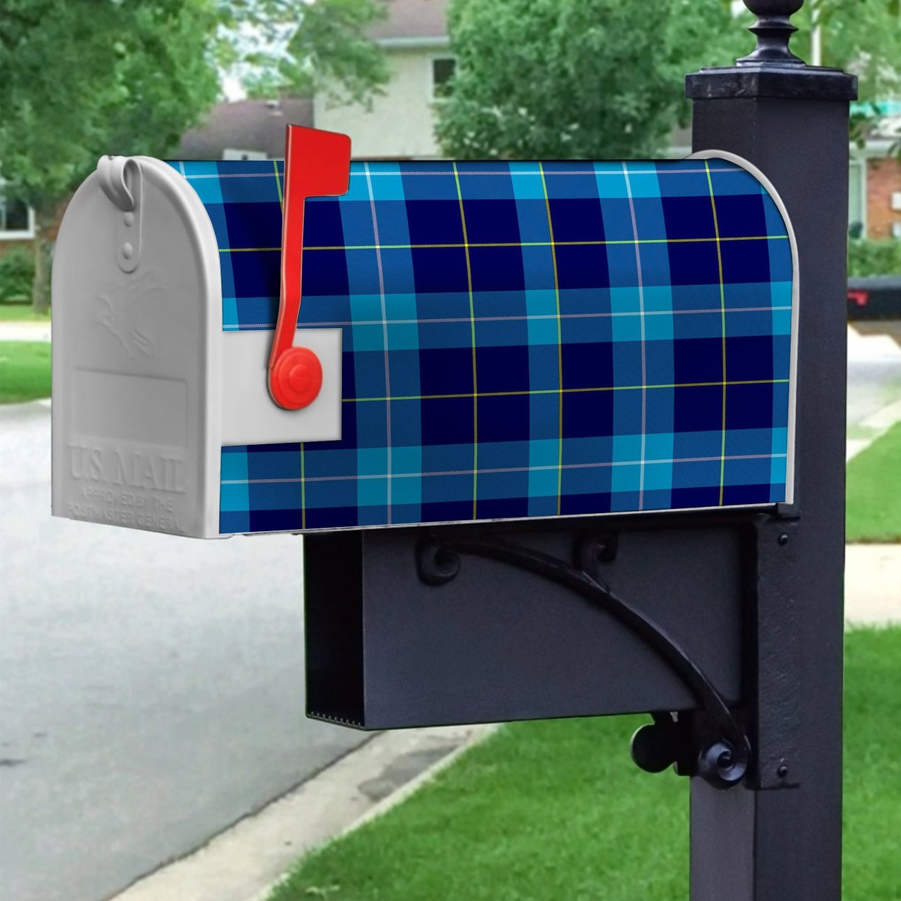 Clan McKerrell Tartan Crest Mailbox KZ33 Clan Kerr Tartan Today   