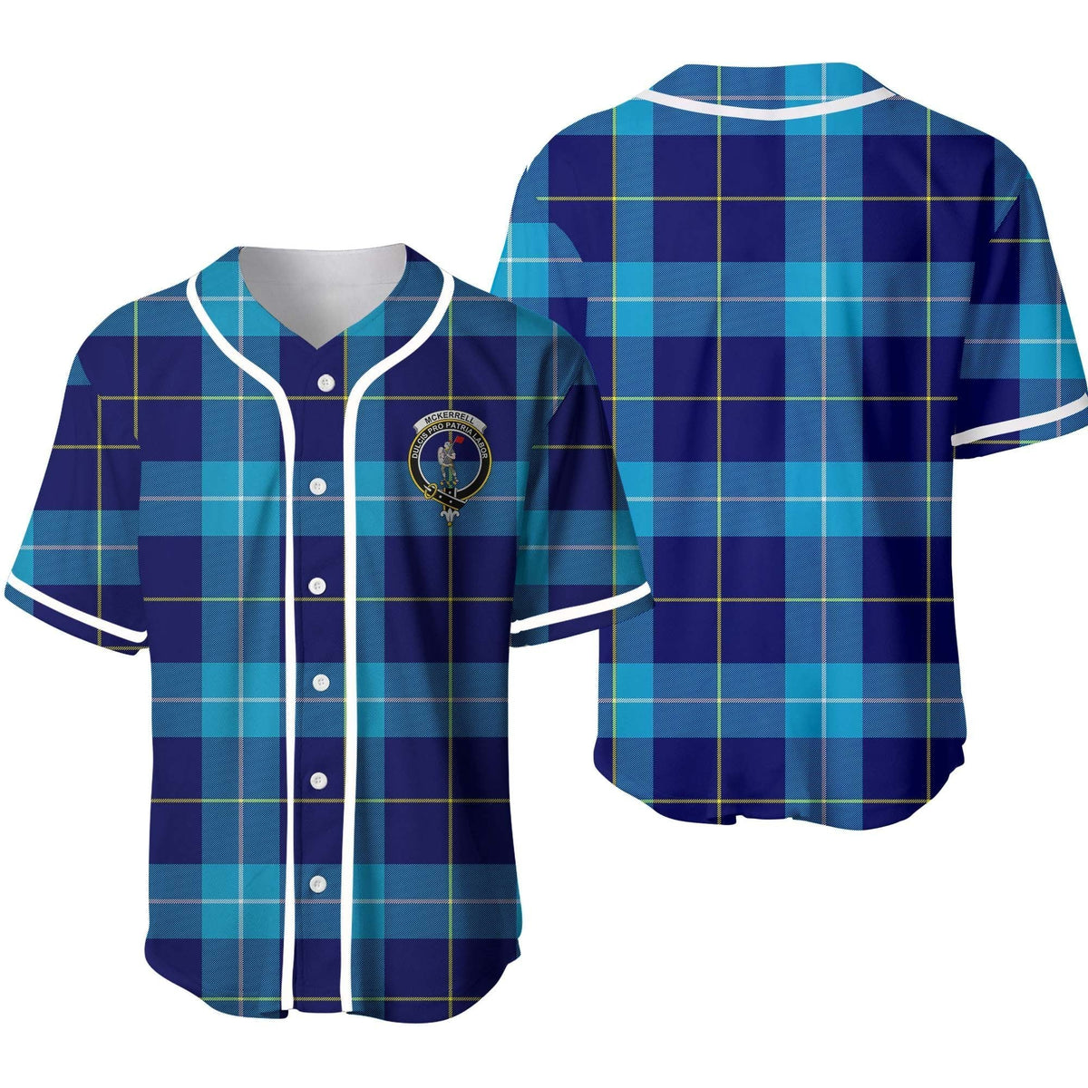 Clan McKerrell Tartan Unisex Baseball Jersey ZQ55VG91 Clan Kerr Tartan Today   