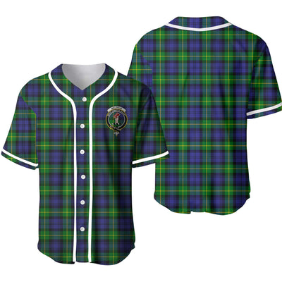 Clan Meldrum Tartan Unisex Baseball Jersey