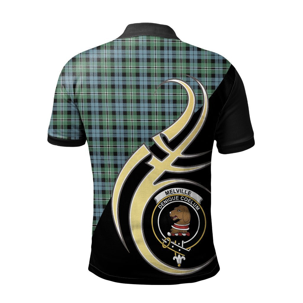 Clan Melville Tartan Polo Shirt - Believe In Me Style PM42 Melville Tartan Tartan Polo   