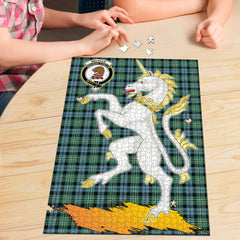 Clan Melville Tartan Crest Unicorn Scotland Jigsaw Puzzles Gift For Family OG57 Clan Melville Tartan Today   