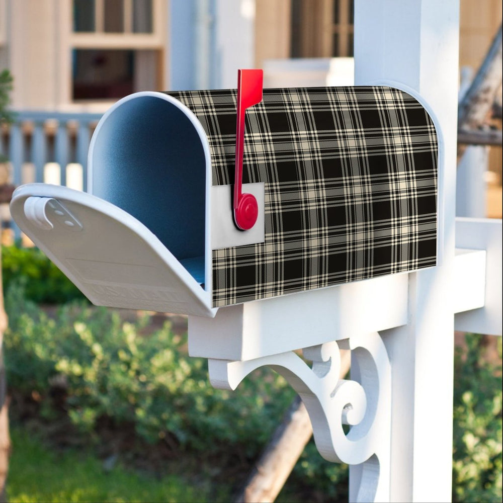 Clan Menzies Black & White Ancient Tartan Crest Mailbox UN17 Clan Menzies Tartan Today   