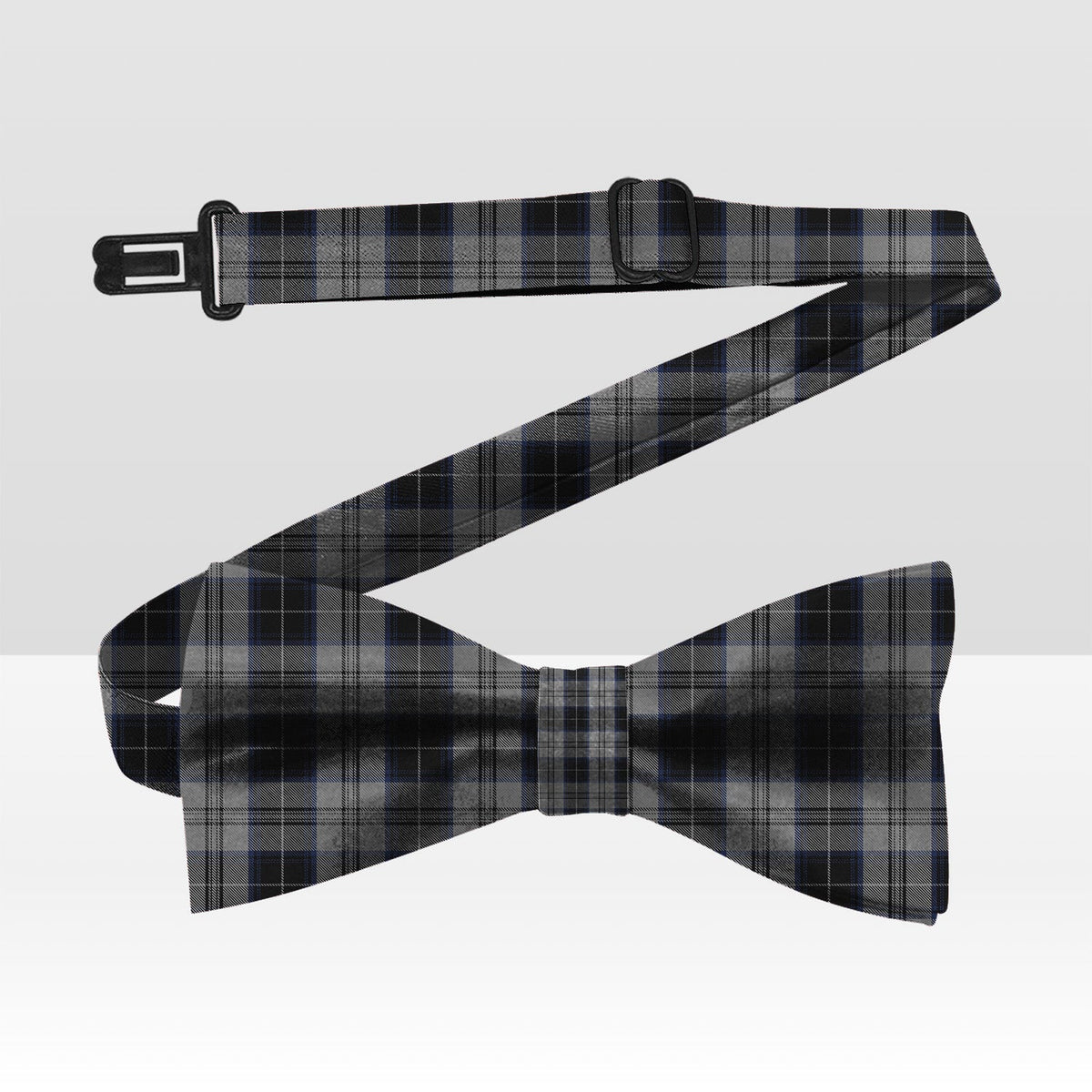 Clan Clan Menzies Black Dress Tartan Bow Tie PA10 Clan Menzies Tartan Today   