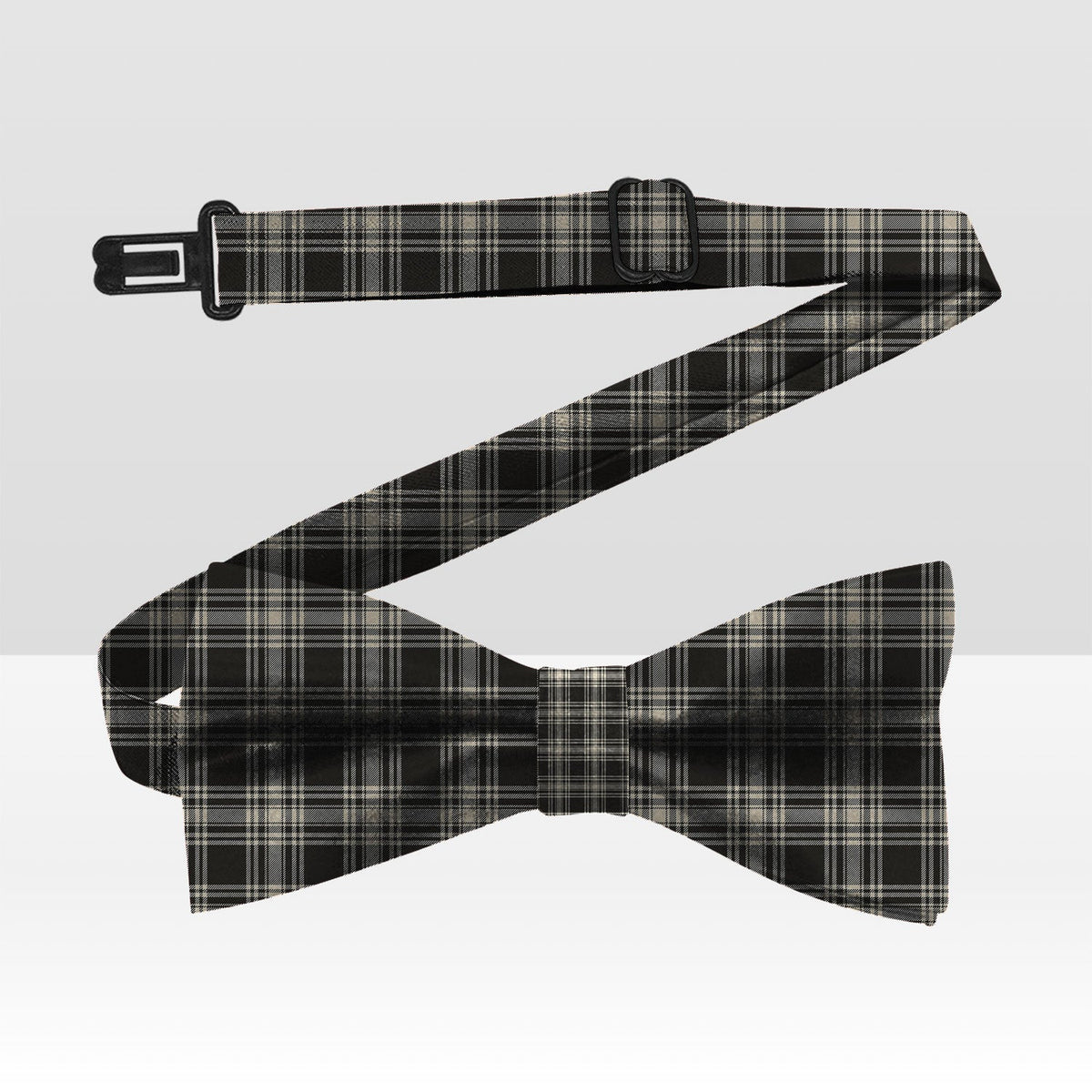 Clan Menzies Black And White Ancient Tartan Bow Tie LU34 Clan Menzies Tartan Today   