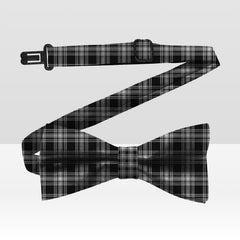 Clan Menzies Black And White Modern Tartan Bow Tie ZP44 Clan Menzies Tartan Today   