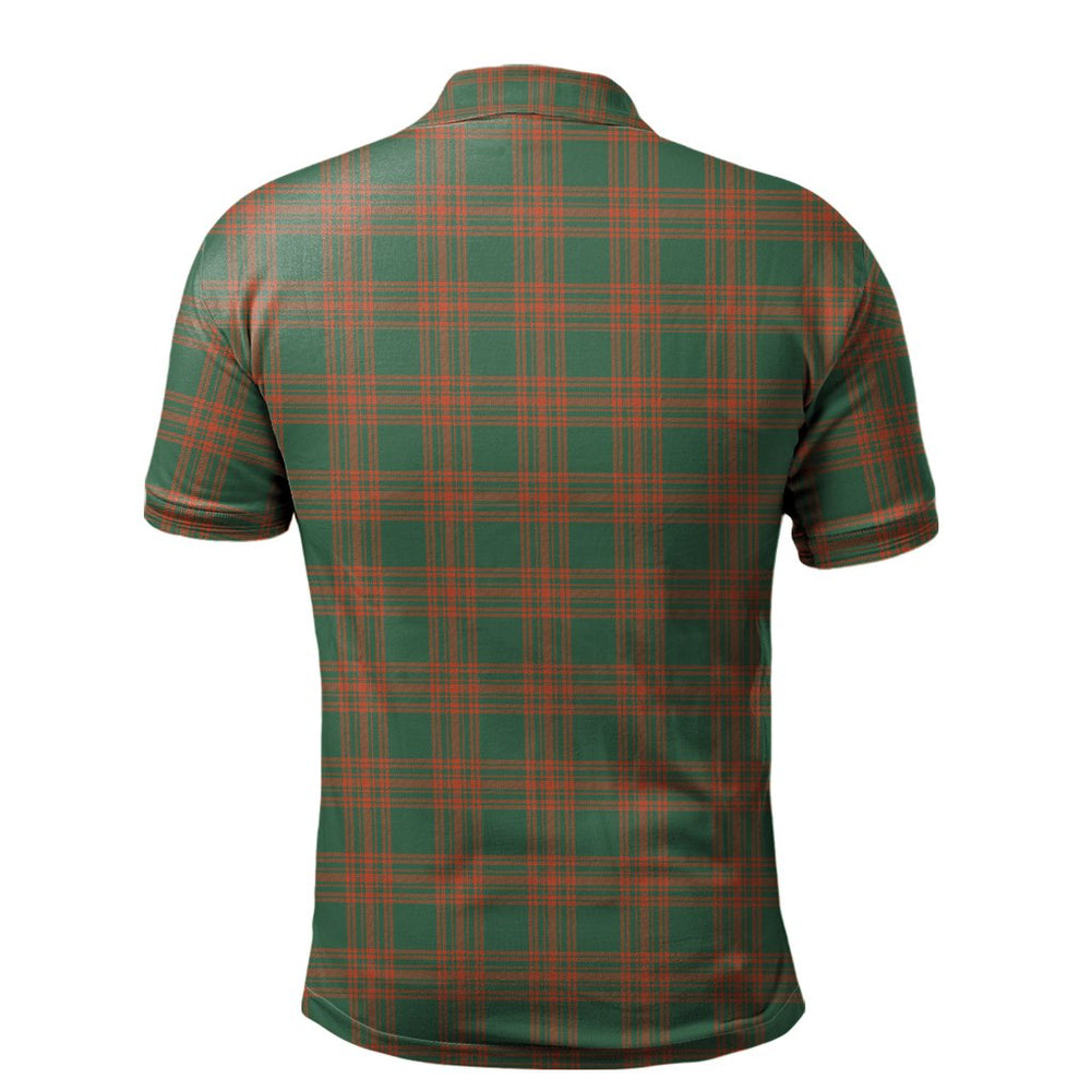 Clan Menzies Green Ancient Tartan Polo Shirt RL80 Menzies Green Ancient Tartan Tartan Polo   
