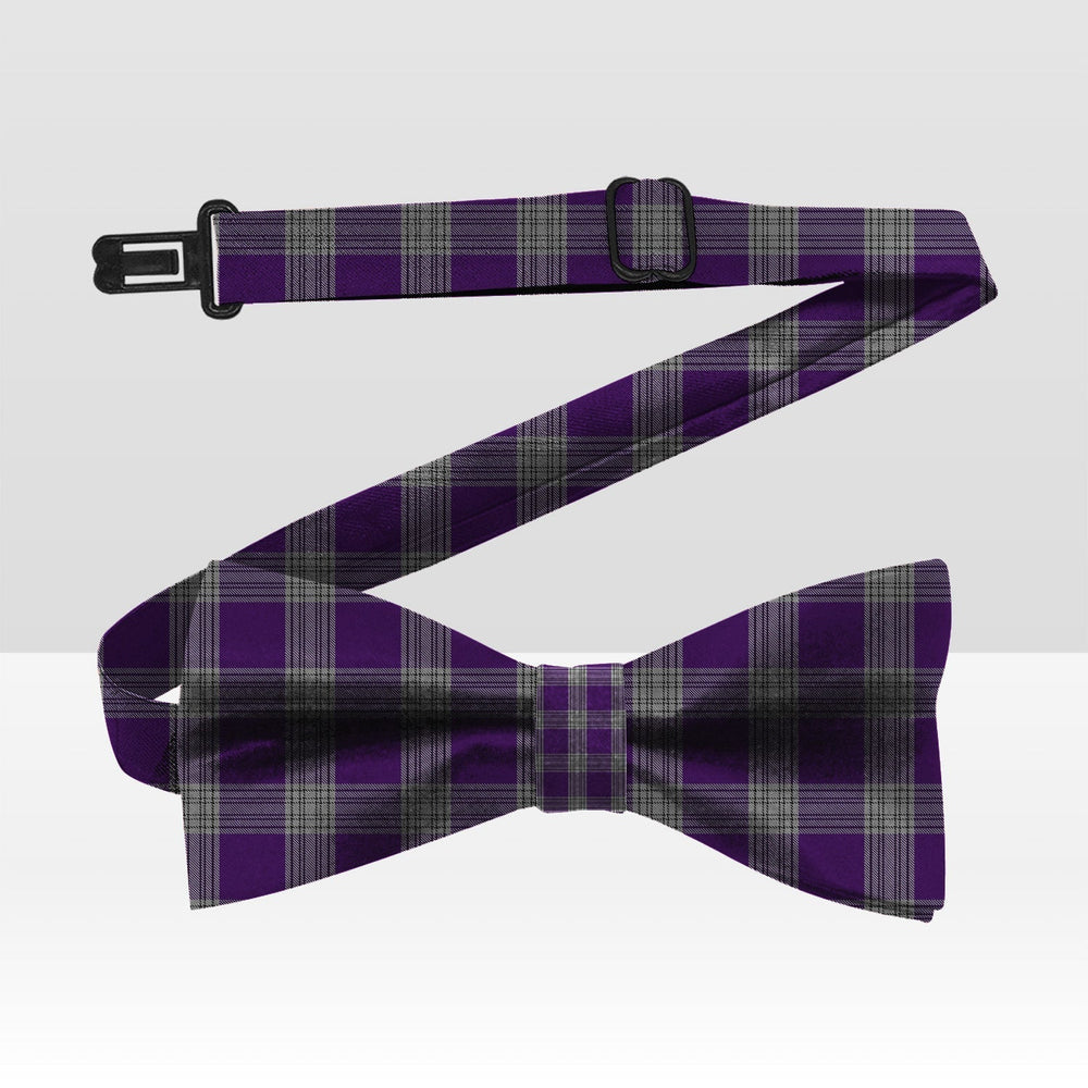 Clan Menzies Mauve And White Tartan Bow Tie JC70 Clan Menzies Tartan Today   