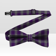 Clan Menzies Mauve And White Tartan Bow Tie JC70 Clan Menzies Tartan Today   